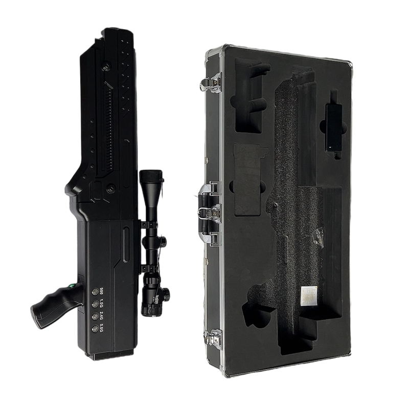  察哈尔右翼中手持便携式枪型低空防御反制四通道A型